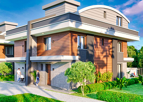 Виллы планировки 5+1 в районе Моллаюсуф - Анталия 