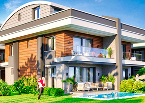 Виллы планировки 5+1 в районе Моллаюсуф - Анталия 