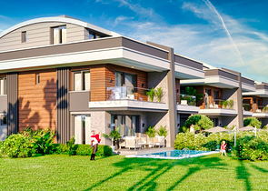 Виллы планировки 5+1 в районе Моллаюсуф - Анталия 