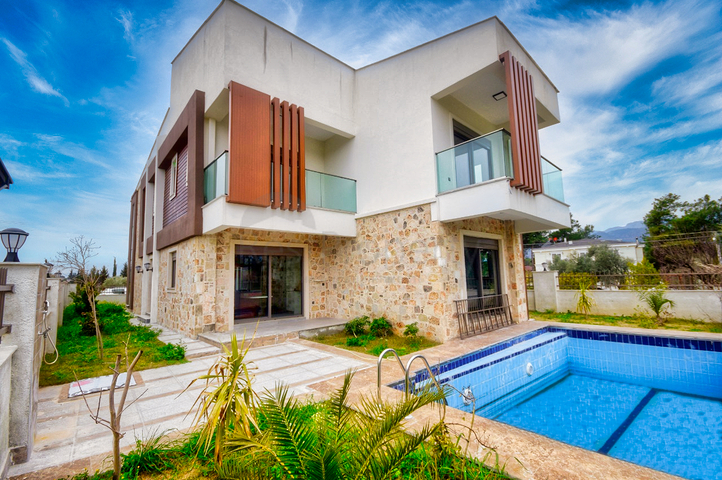 Вилла планировки 4+1 в районе Дошемеалты - Анталия  