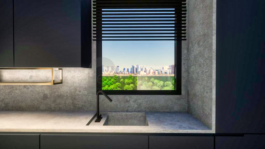 Квартиры планировки 4+1 в микрорайоне Мейданкавагы - Анталия