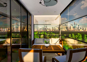 Квартиры планировки 4+1 в микрорайоне Мейданкавагы - Анталия