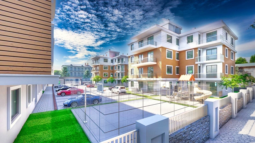 Квартиры планировки 2+1 и 3+1 в районе Кепез - Анталия 