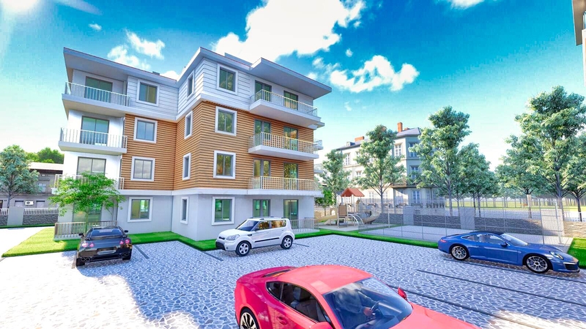 Квартиры планировки 2+1 и 3+1 в районе Кепез - Анталия 