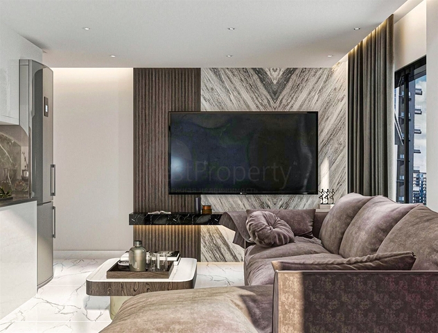 Квартиры планировки 1+1 микрорайоне Алтынташ - Анталия 