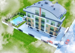 Квартиры планировки 1+1 микрорайоне Алтынташ - Анталия 