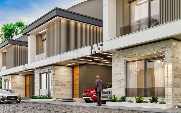 Вилла планировки 5+1 в элитном районе Дошемеалты - Анталия 