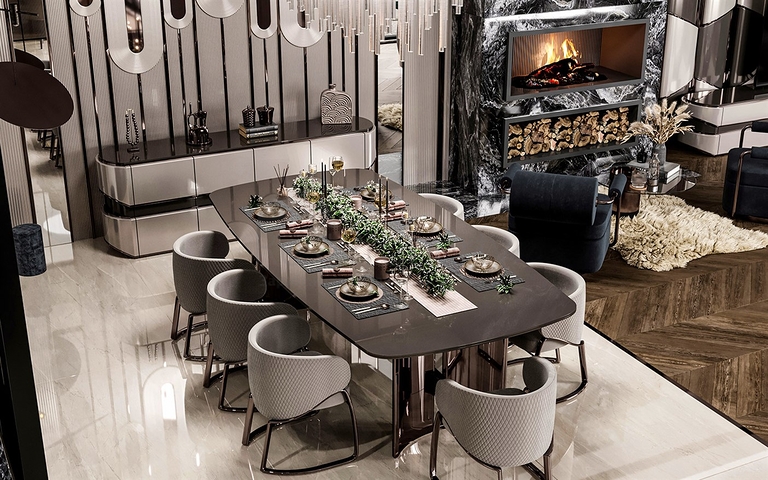 Вилла планировки 5+1 в элитном районе Дошемеалты - Анталия 