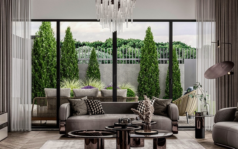 Вилла планировки 5+1 в элитном районе Дошемеалты - Анталия 