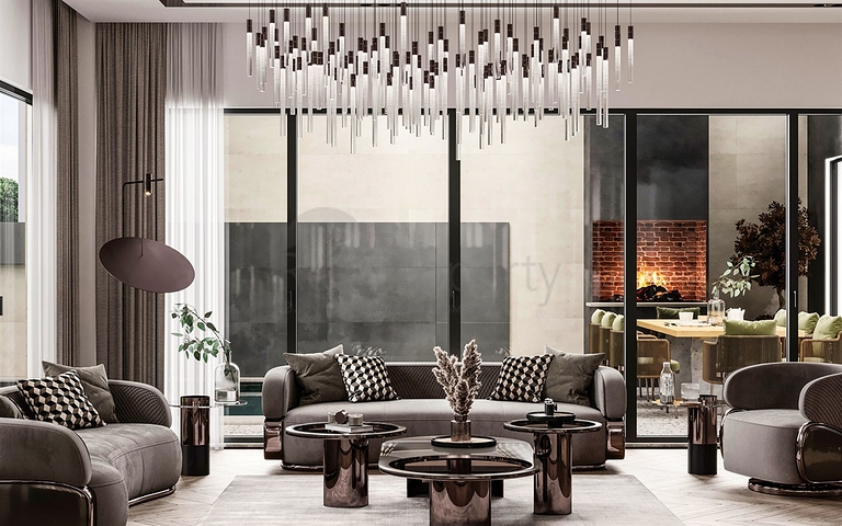 Вилла планировки 5+1 в элитном районе Дошемеалты - Анталия 