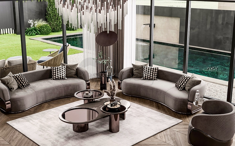 Вилла планировки 5+1 в элитном районе Дошемеалты - Анталия 