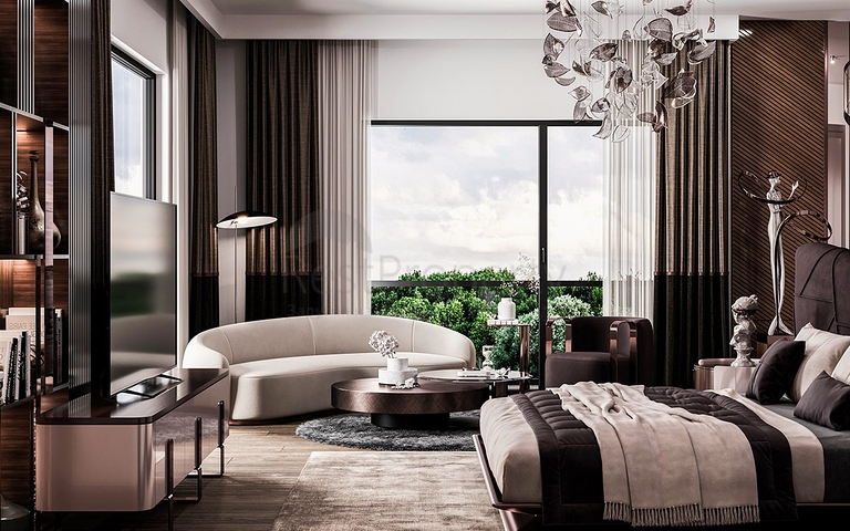 Вилла планировки 5+1 в элитном районе Дошемеалты - Анталия 