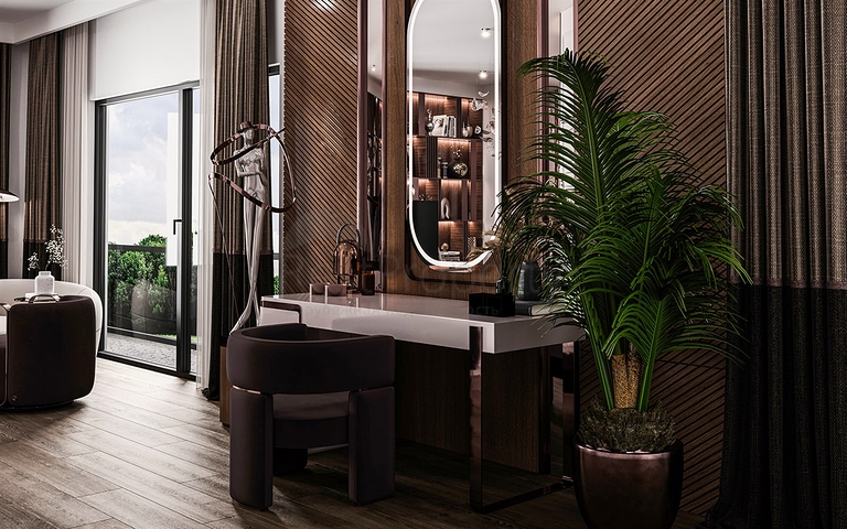 Вилла планировки 5+1 в элитном районе Дошемеалты - Анталия 