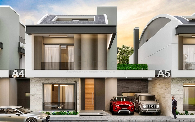 Вилла планировки 5+1 в элитном районе Дошемеалты - Анталия 