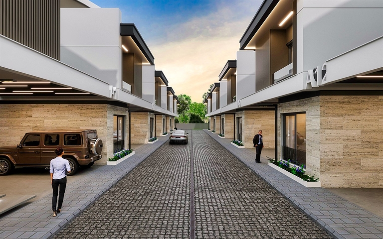 Вилла планировки 5+1 в элитном районе Дошемеалты - Анталия 