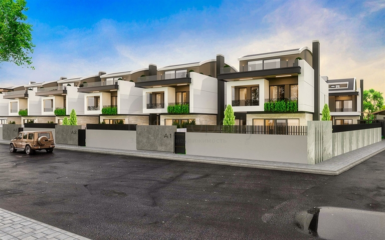 Вилла планировки 5+1 в элитном районе Дошемеалты - Анталия 