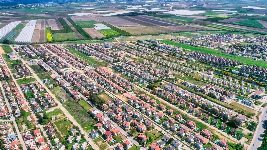 Вилла планировки 5+1 в районе Белек - Анталия 