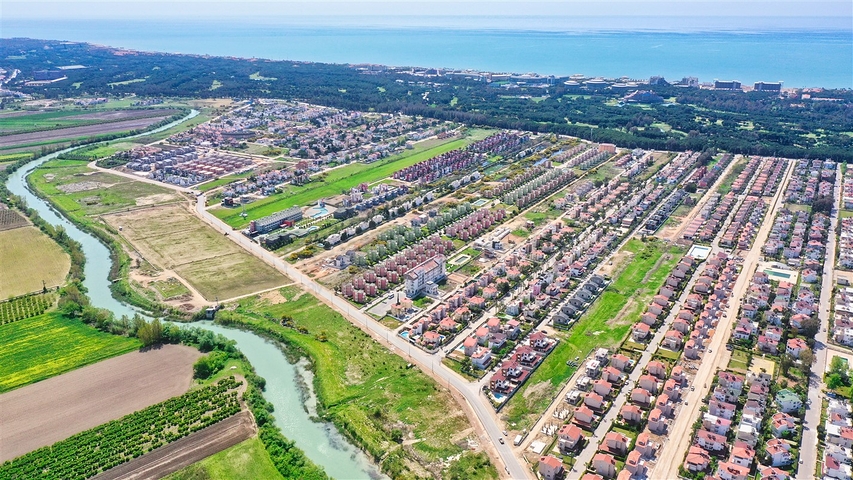 Вилла планировки 5+1 в районе Белек - Анталия 