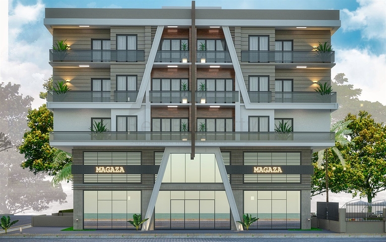 Квартиры планировки 2+1  в районе Кепез - Анталия 