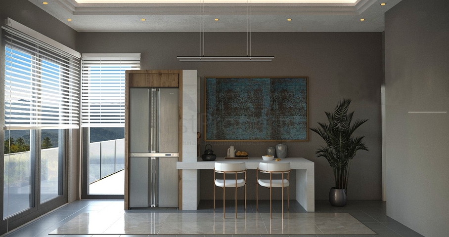 Квартиры планировки 2+1  в районе Кепез - Анталия 