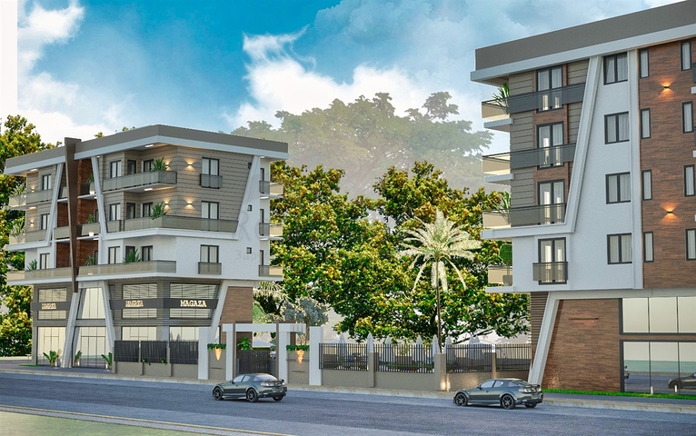 Квартиры планировки 2+1  в районе Кепез - Анталия 