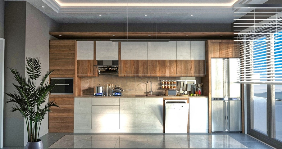 Квартиры планировки 2+1  в районе Кепез - Анталия 