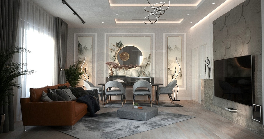 Квартиры планировки 2+1  в районе Кепез - Анталия 