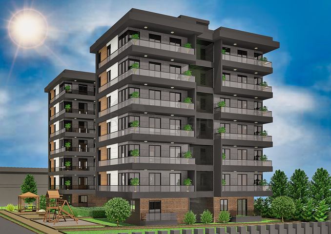 Квартиры планировки 3+1 в районе Кепез - Анталия 