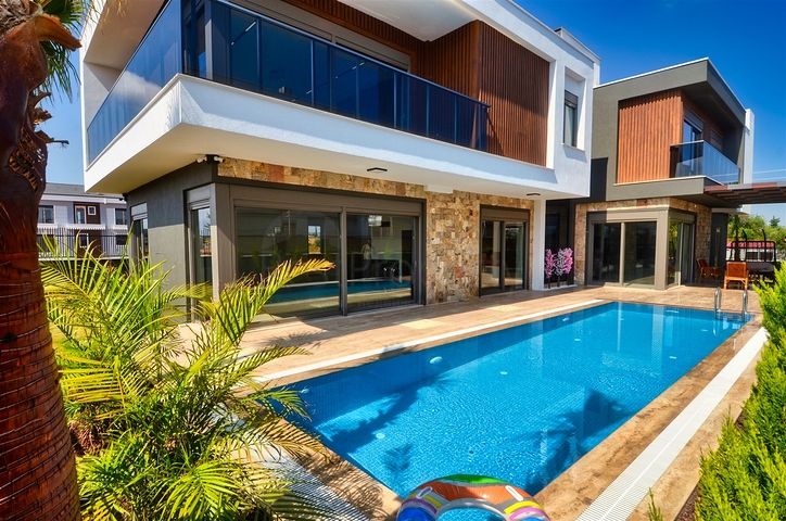 Новая элитная вилла планировки 5+1 в районе Дошемеалты - Анталия