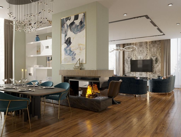 Новая элитная вилла планировки 5+1 в районе Дошемеалты - Анталия