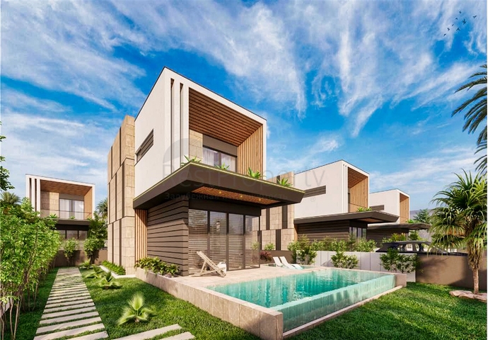 Виллы планировки 3+1 в престижном районе Кемер - Анталия 