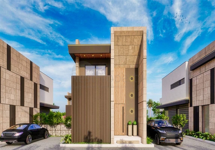 Виллы планировки 3+1 в престижном районе Кемер - Анталия 