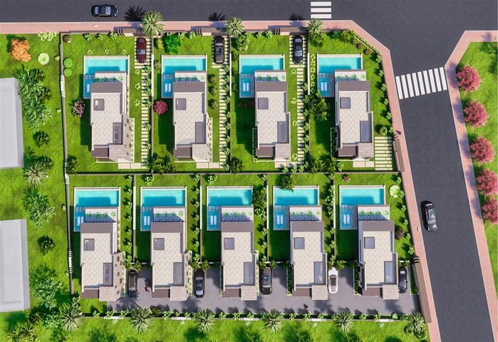 Виллы планировки 3+1 в престижном районе Кемер - Анталия 