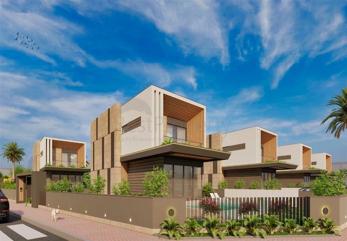 Виллы планировки 3+1 в престижном районе Кемер - Анталия 