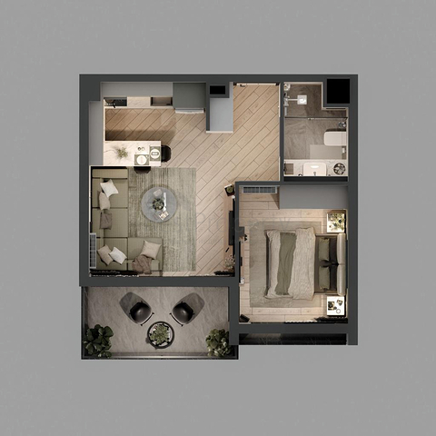 Инвестиционный проект в развивающемся районе Алтынташ - Анталия 