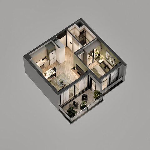 Инвестиционный проект в развивающемся районе Алтынташ - Анталия 