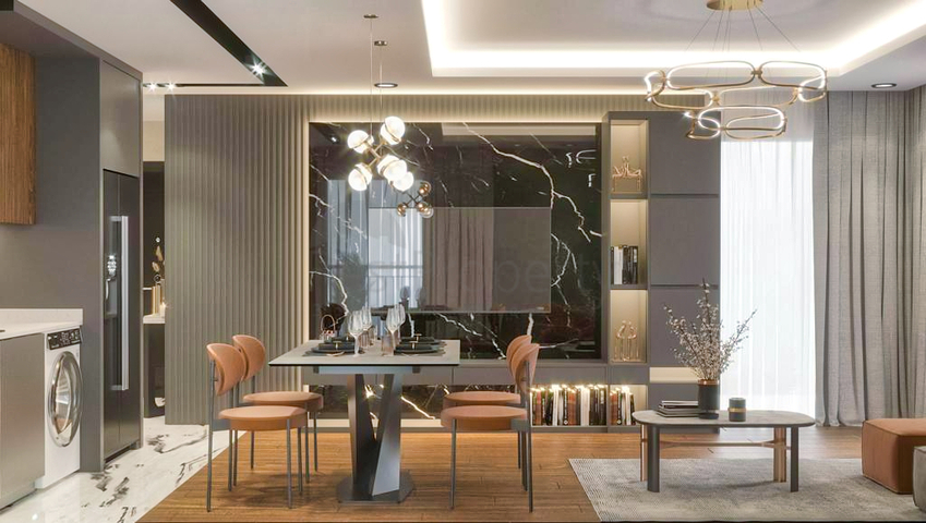 Квартиры планировки 2+1 в микрорайоне Алтынташ - Анталия 