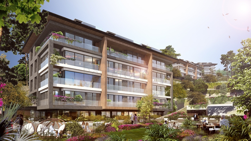 С каждой квартиры имеется изумительный вид на острова 