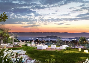 С каждой квартиры имеется изумительный вид на острова 