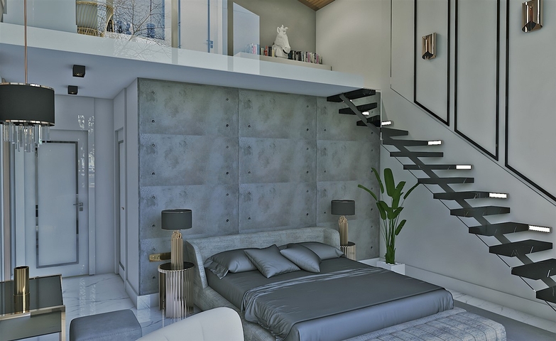 Комплекс вилл планировки 4+1 в районе Дёшемеалты - Анталия