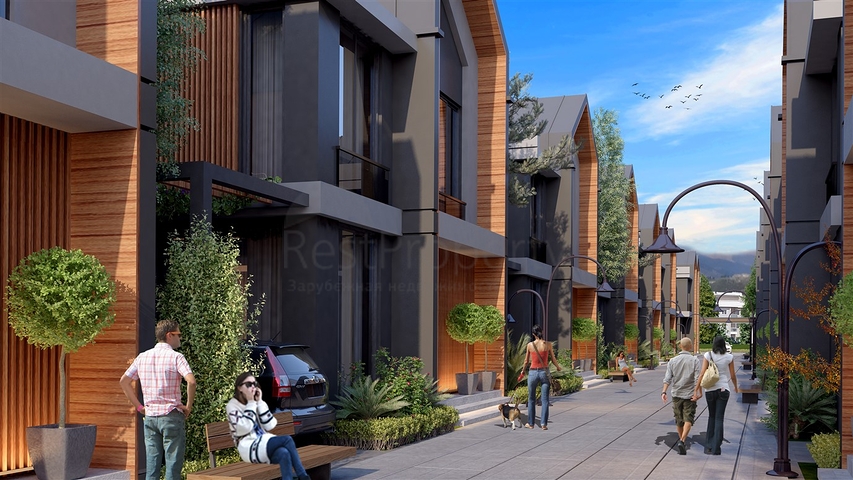 Комплекс вилл планировки 4+1 в районе Дёшемеалты - Анталия