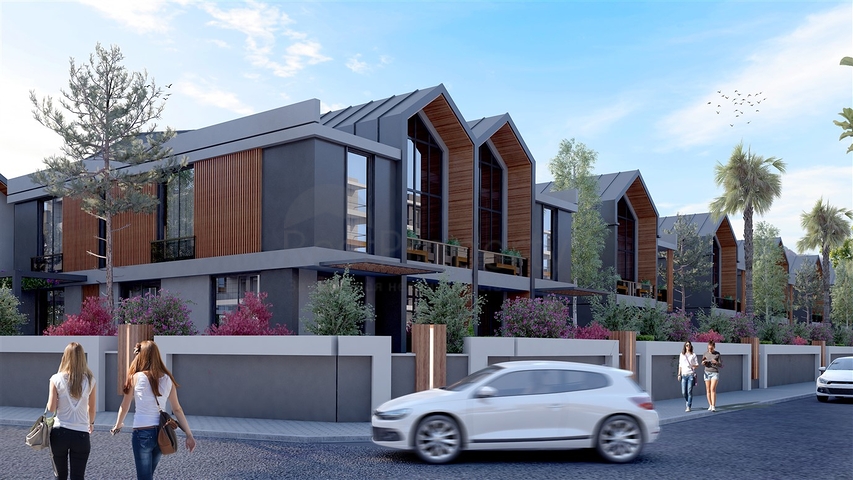 Комплекс вилл планировки 4+1 в районе Дёшемеалты - Анталия