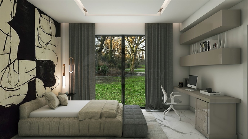 Комплекс вилл планировки 4+1 в районе Дёшемеалты - Анталия