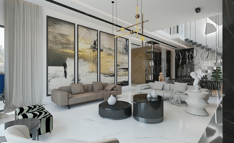 Комплекс вилл планировки 4+1 в районе Дёшемеалты - Анталия