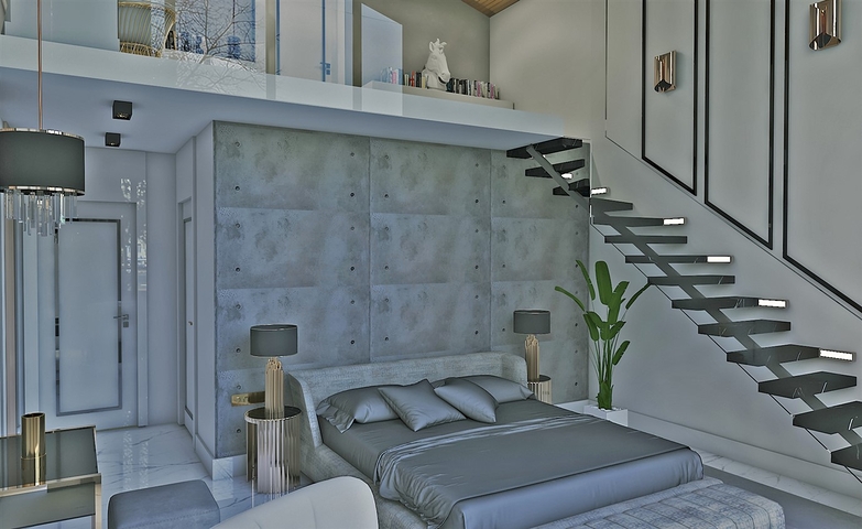 Комплекс вилл планировки 4+1 в районе Дёшемеалты - Анталия