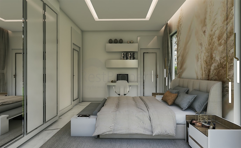 Комплекс вилл планировки 4+1 в районе Дёшемеалты - Анталия