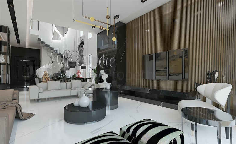 Комплекс вилл планировки 4+1 в районе Дёшемеалты - Анталия