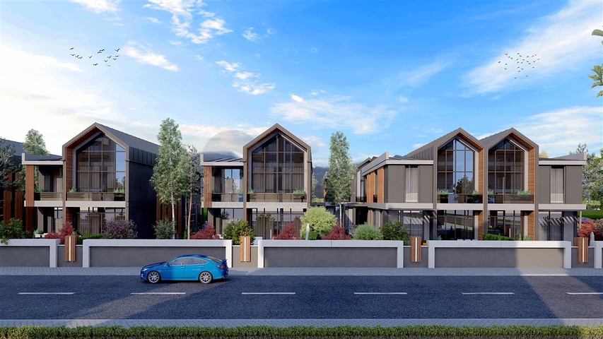 Комплекс вилл планировки 4+1 в районе Дёшемеалты - Анталия