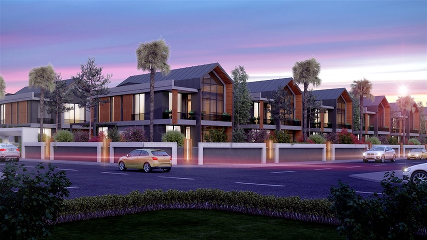 Комплекс вилл планировки 4+1 в районе Дёшемеалты - Анталия