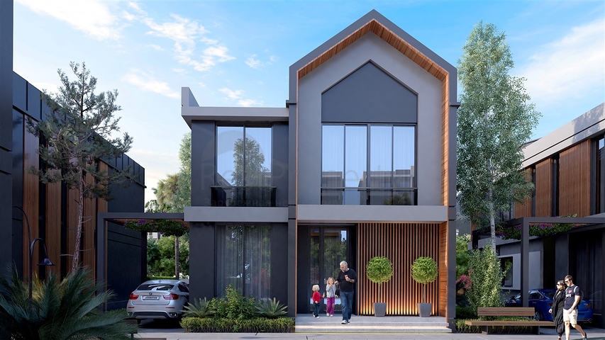 Комплекс вилл планировки 4+1 в районе Дёшемеалты - Анталия